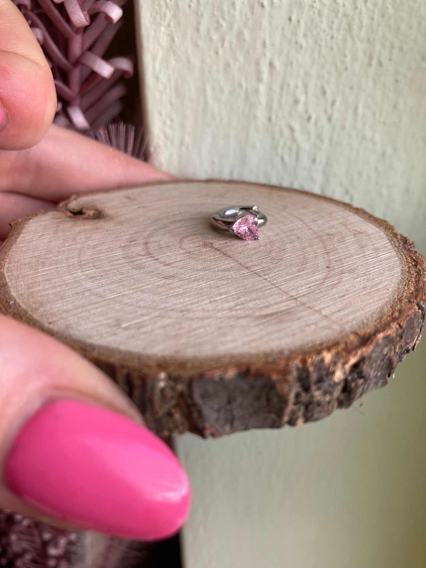 Orecchino Mini Hoop Cuore