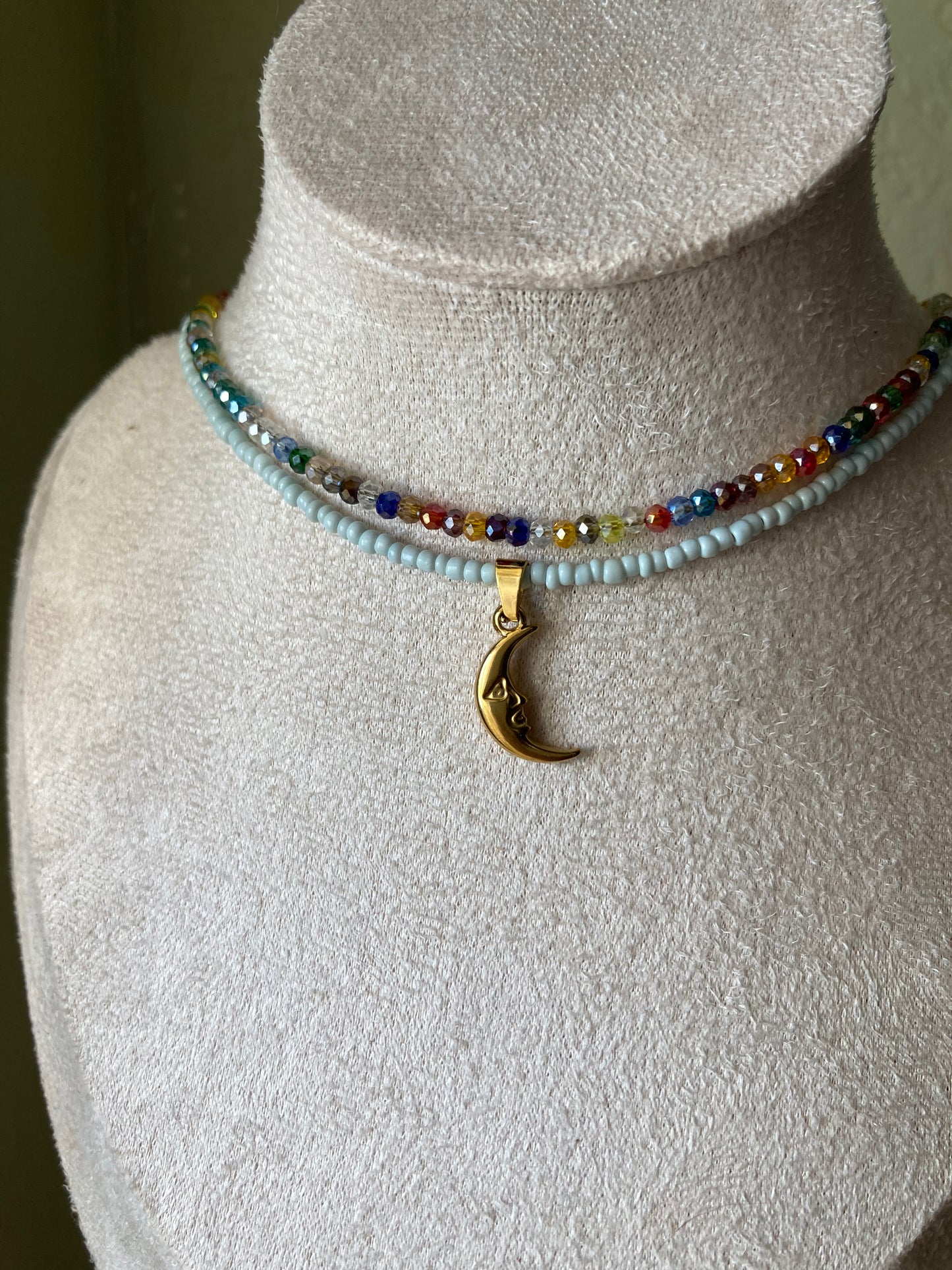 Collana Double Moon