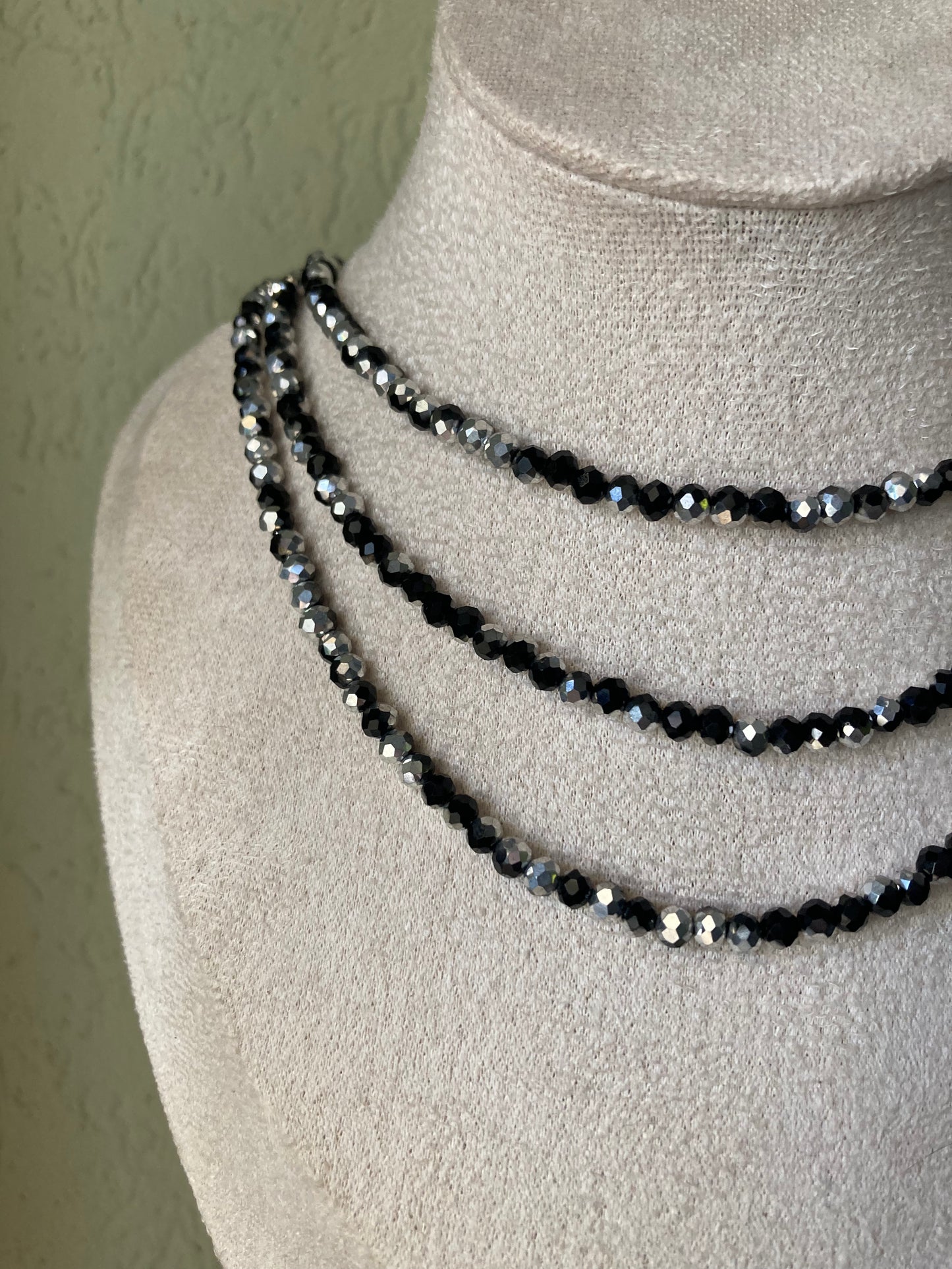 Collana Cristalli 3 Fili