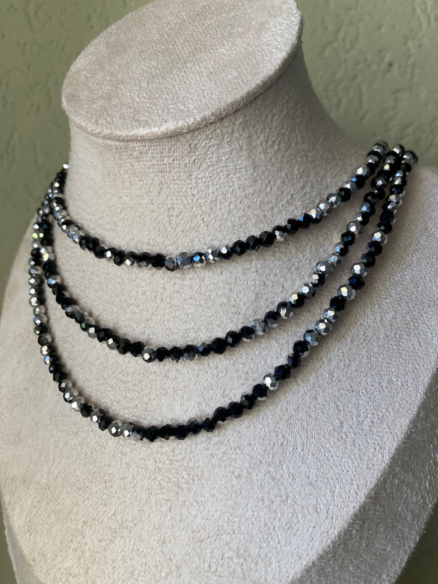 Collana Cristalli 3 Fili