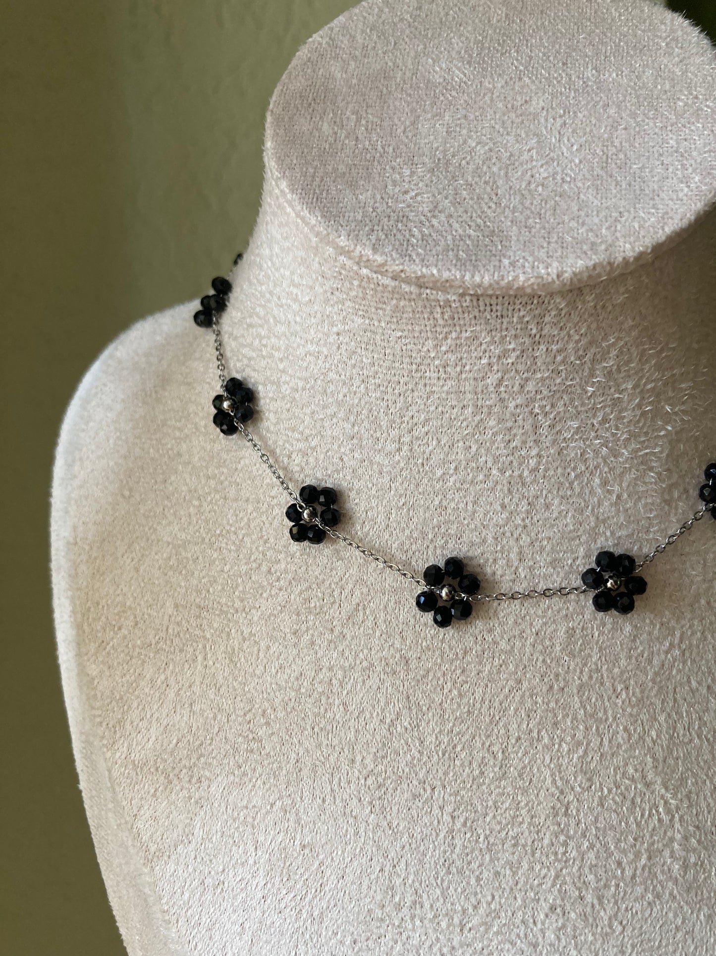 Collana Piccolo Fiore Argento in 5 Colori