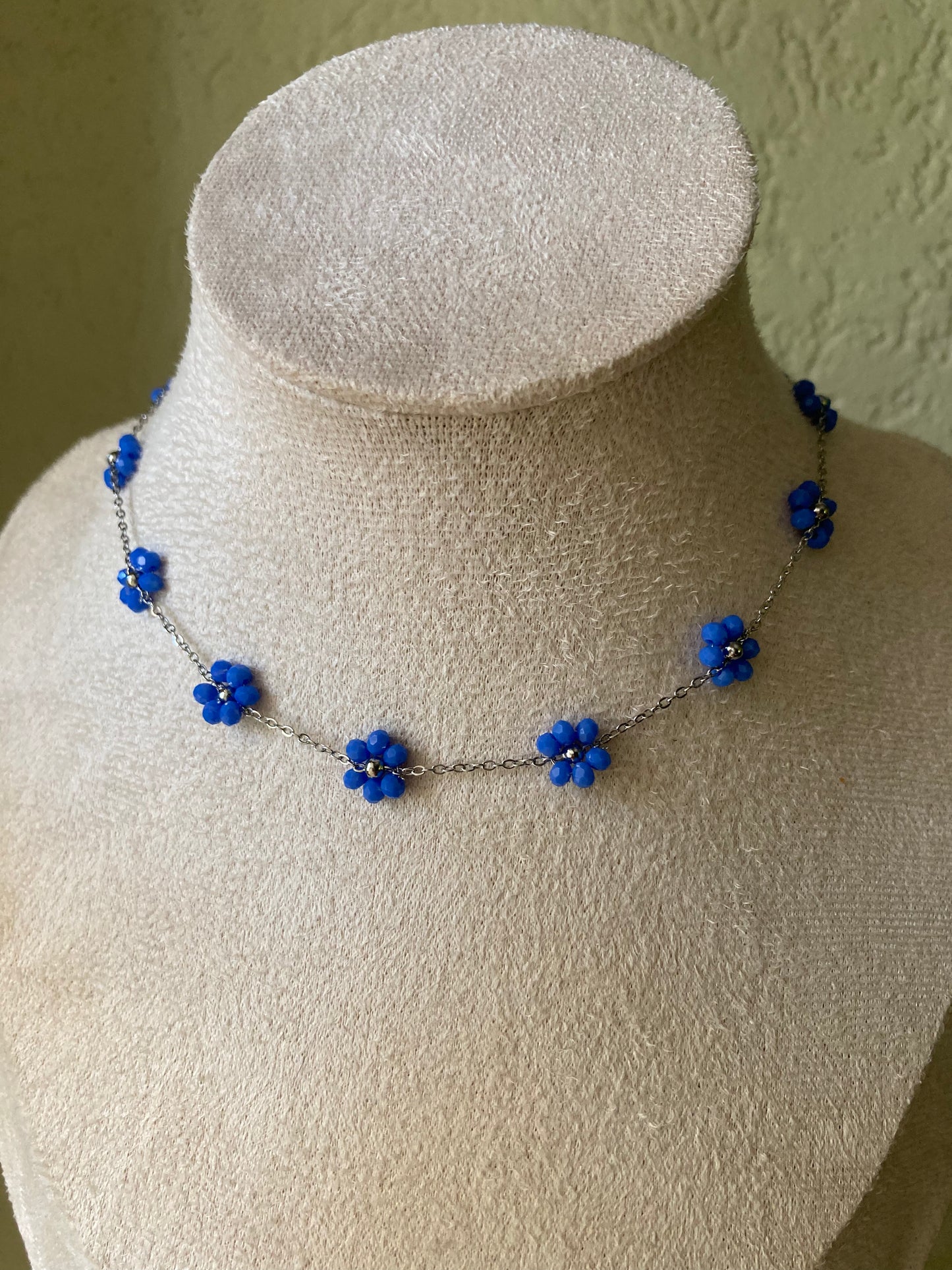 Collana Piccolo Fiore Argento in 5 Colori