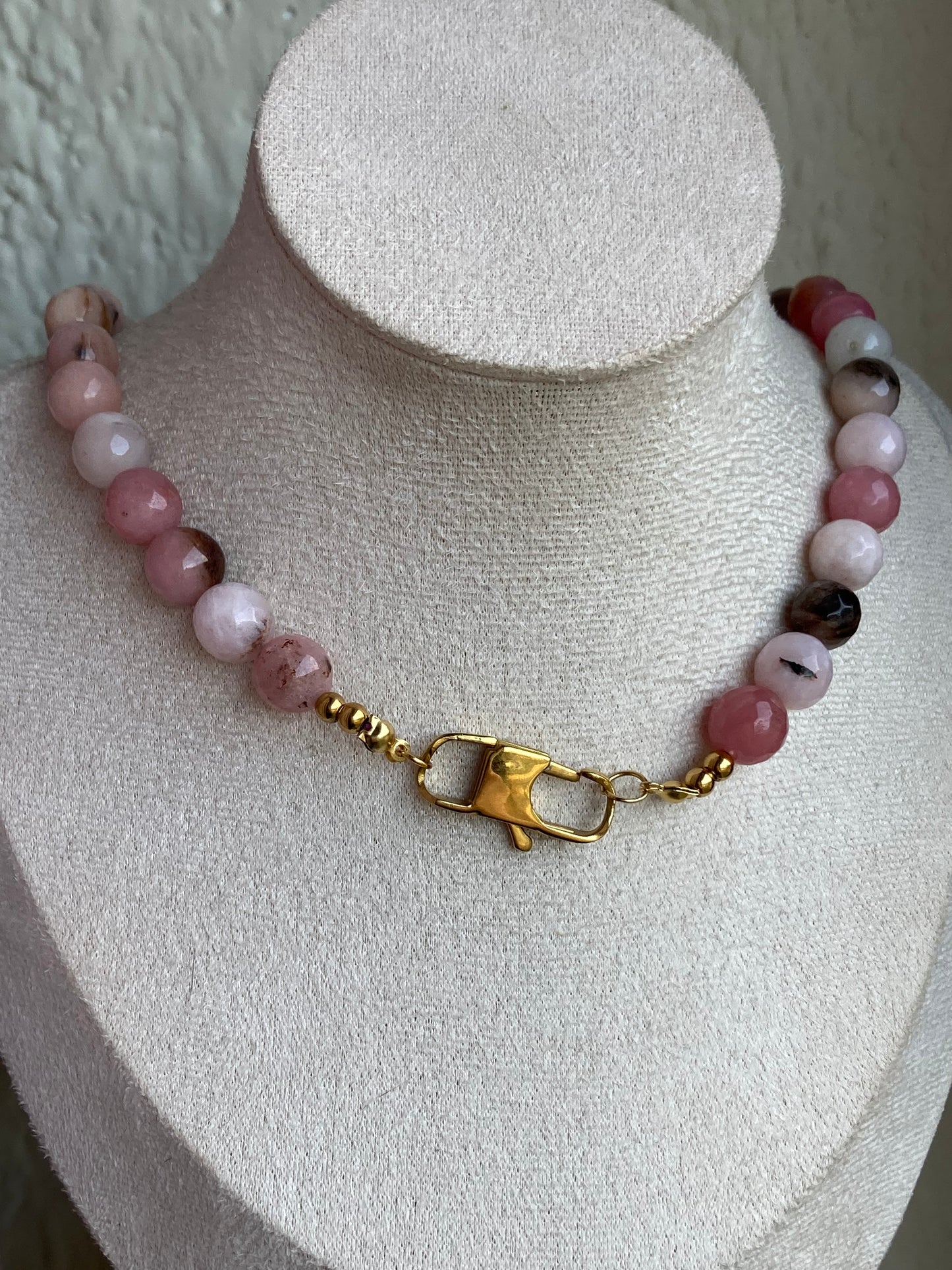 Collana Girocollo Giada Multicolor Chiusura Frontale