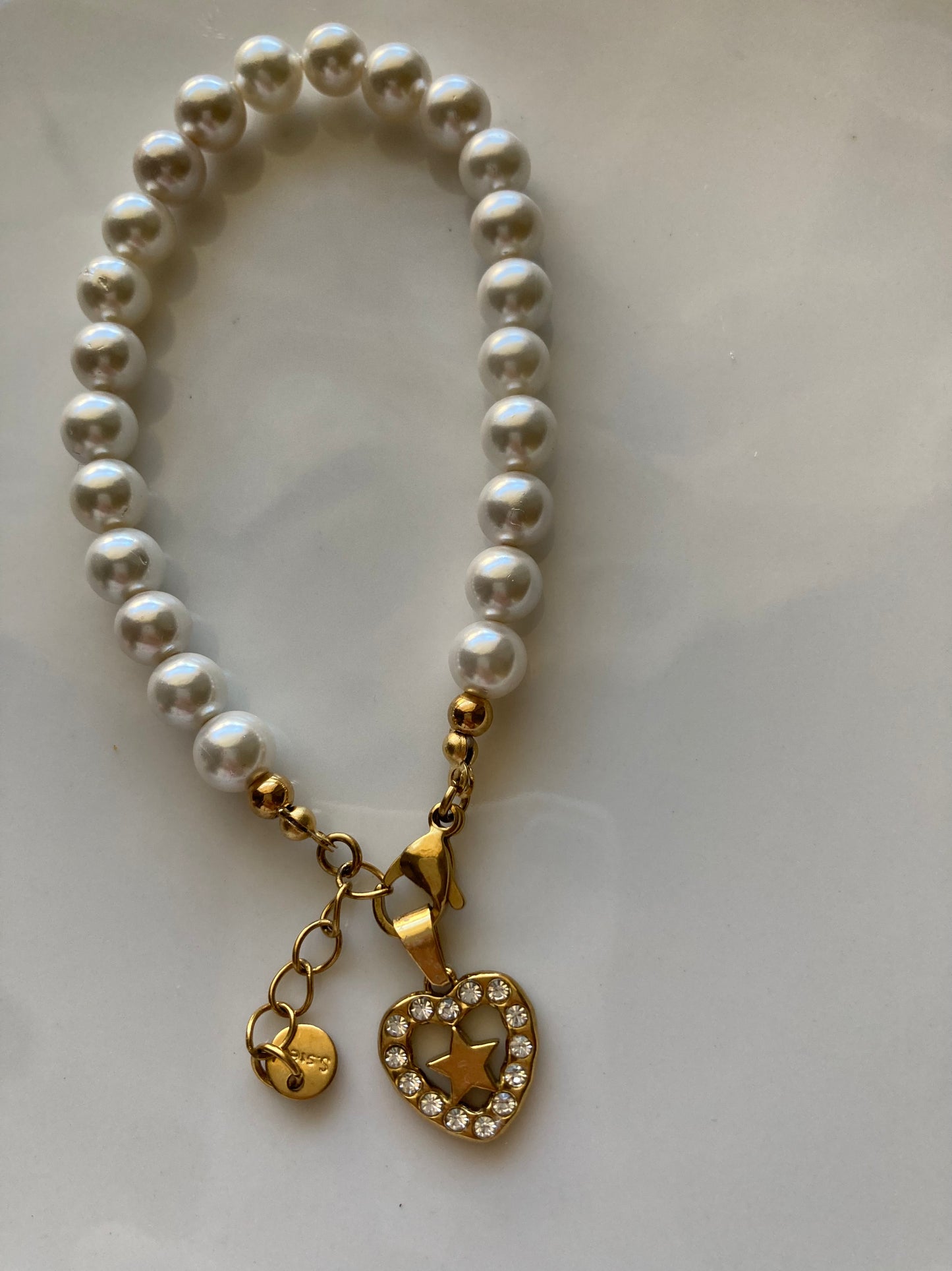 Bracciale Perle di Majorca e Pendente