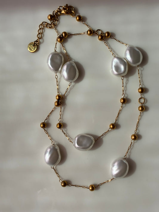 Collana Perle Alternate