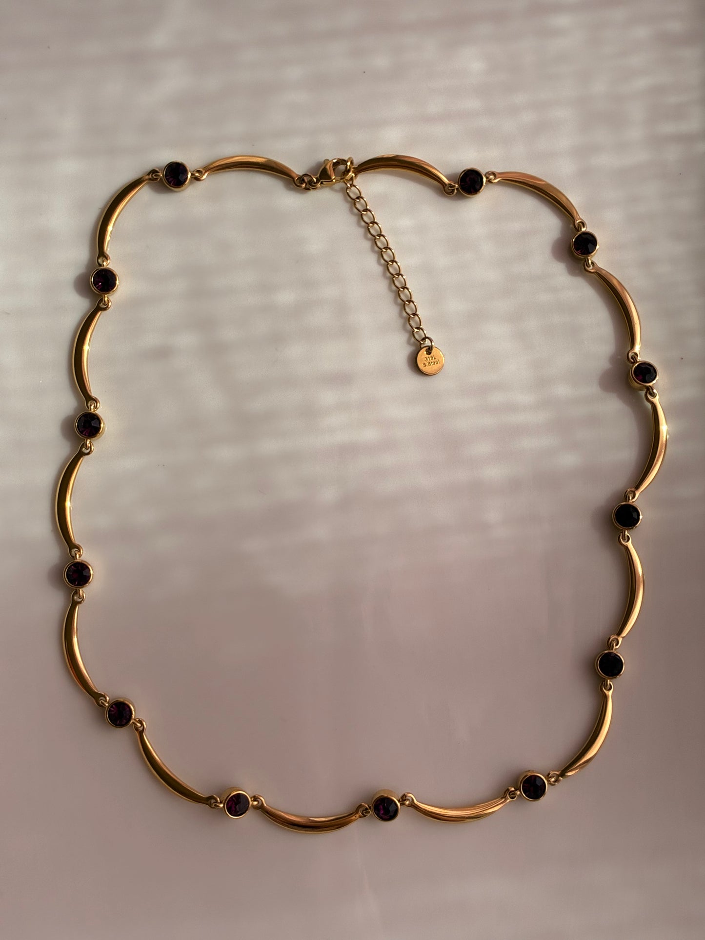 Collana Girocollo Nuvola con Zirconi Colorati