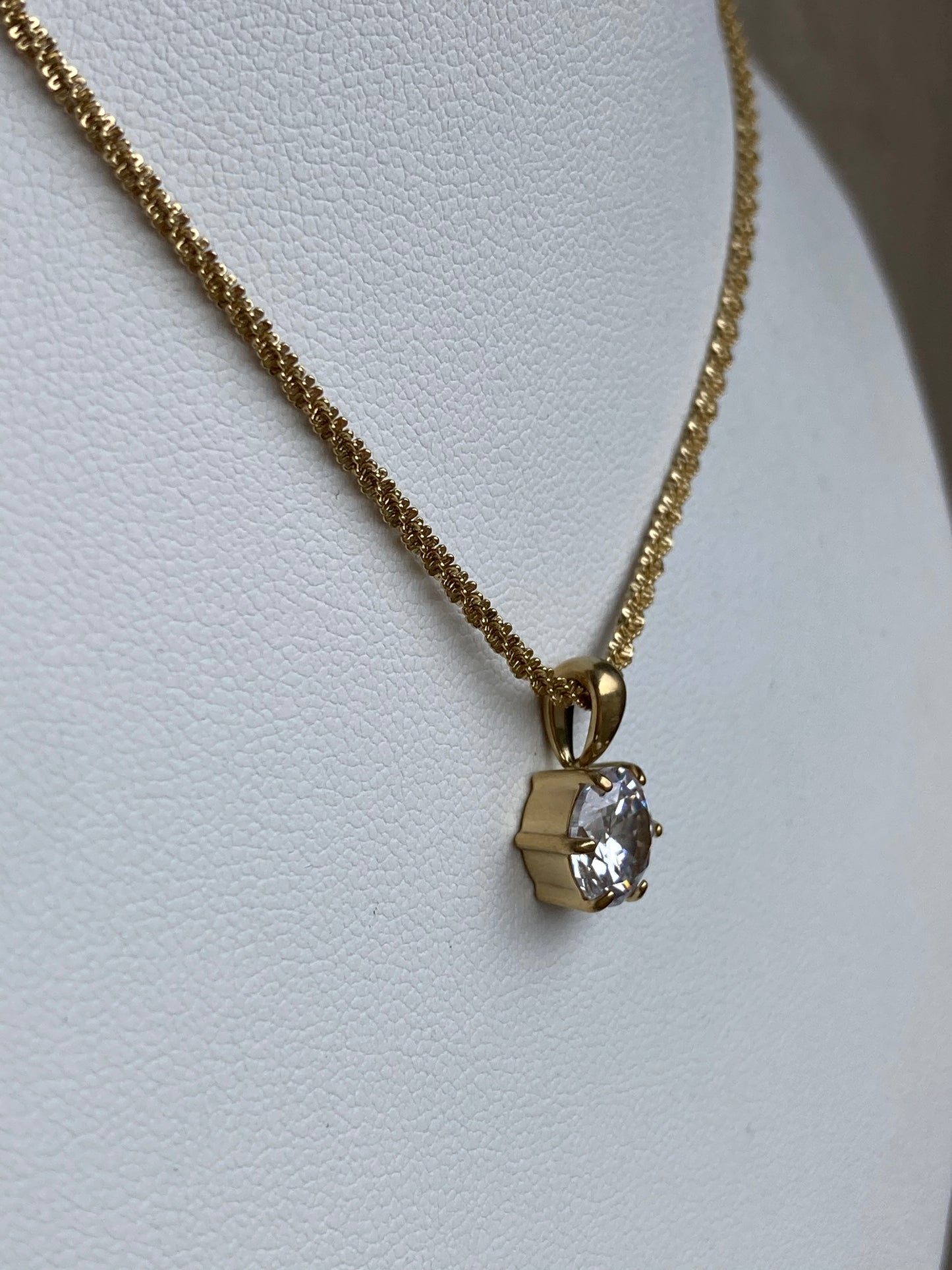 Collana GlowLine Gold Con Punto Luce