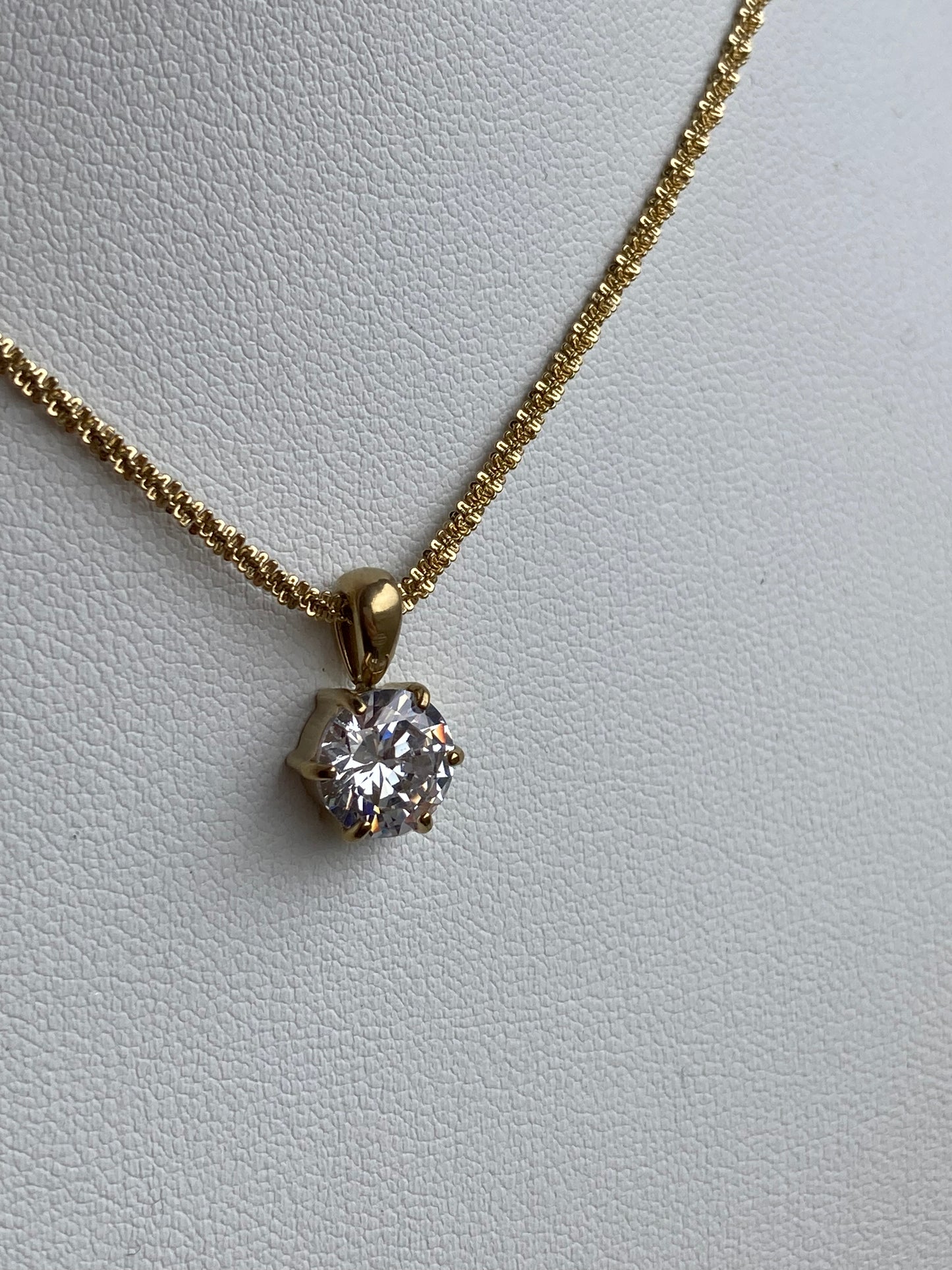 Collana GlowLine Gold Con Punto Luce