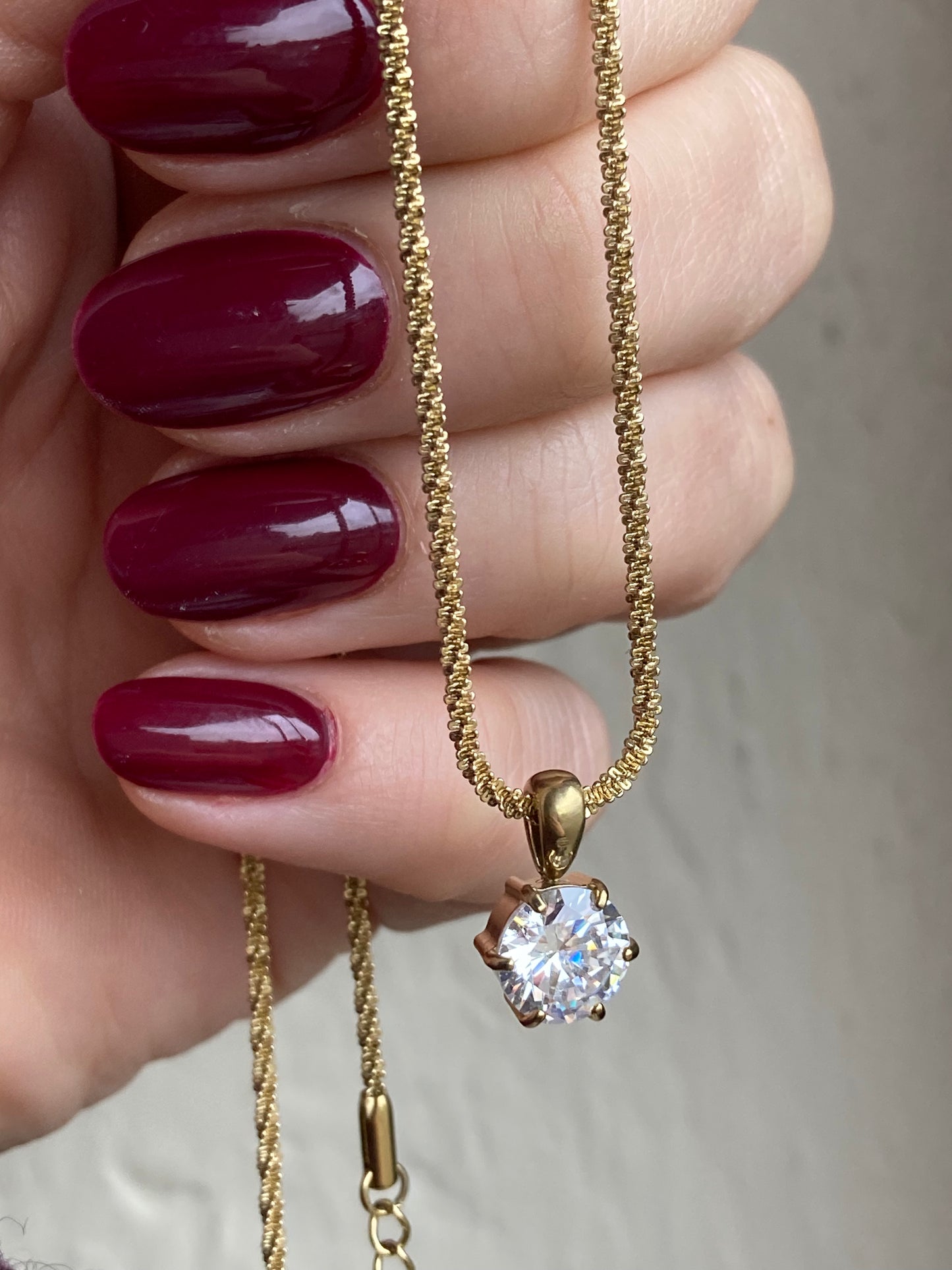 Collana GlowLine Gold Con Punto Luce