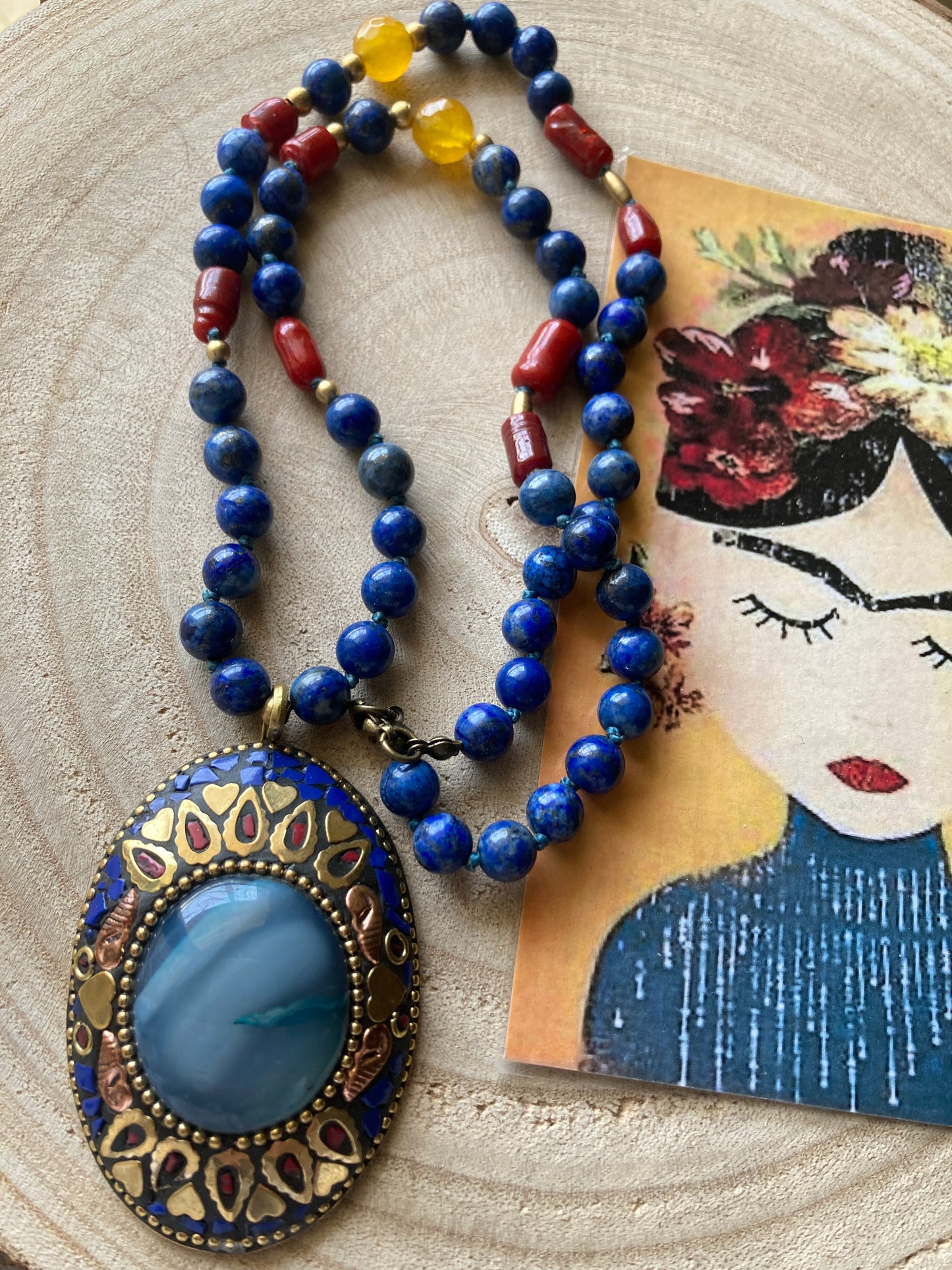 Collana etnica pezzo unico