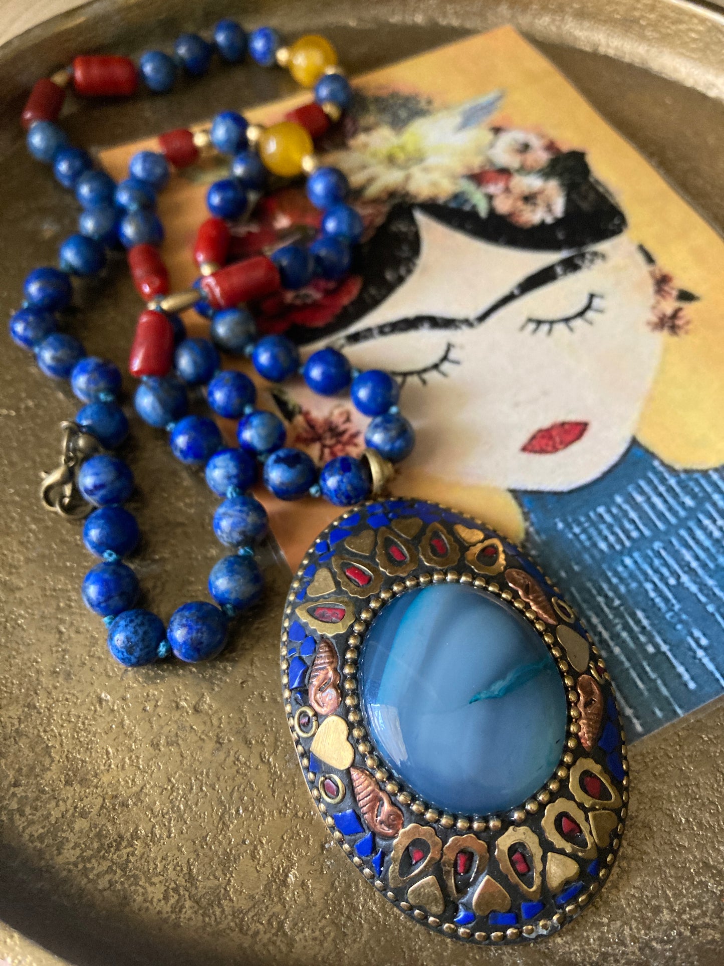Collana etnica pezzo unico