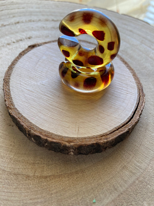 Orecchino Cuff Animalier Chunky