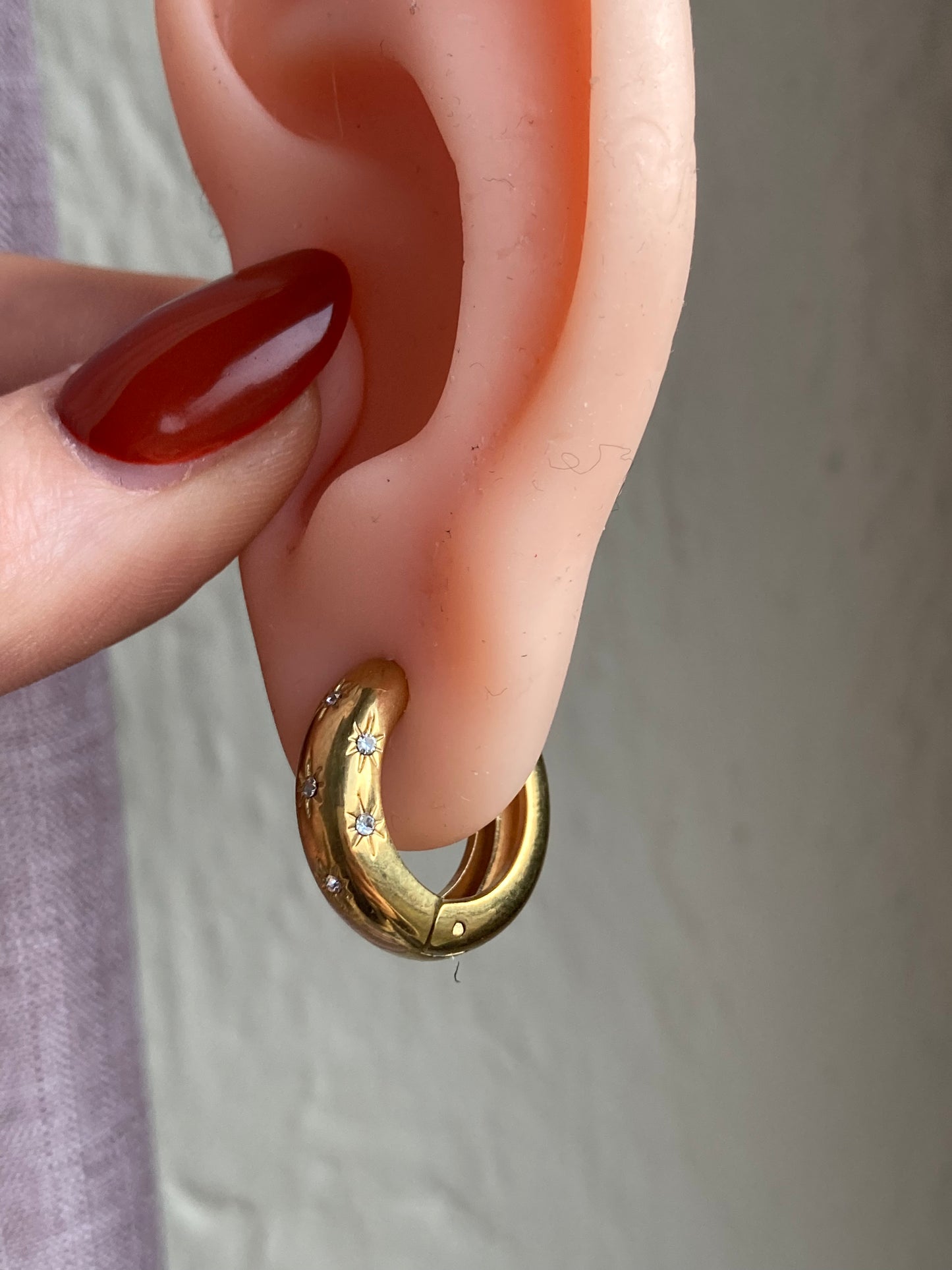 Scintille Bold Hoops