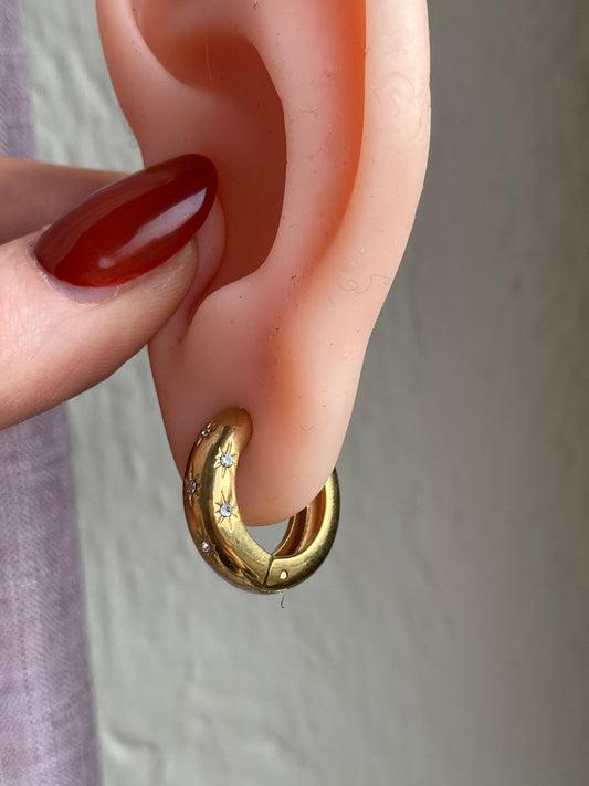 Scintille Bold Hoops