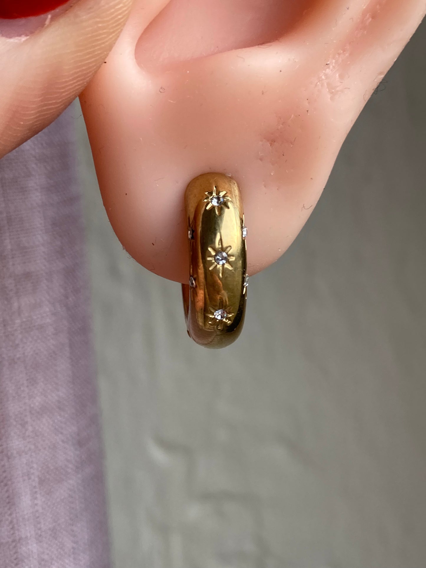 Scintille Bold Hoops