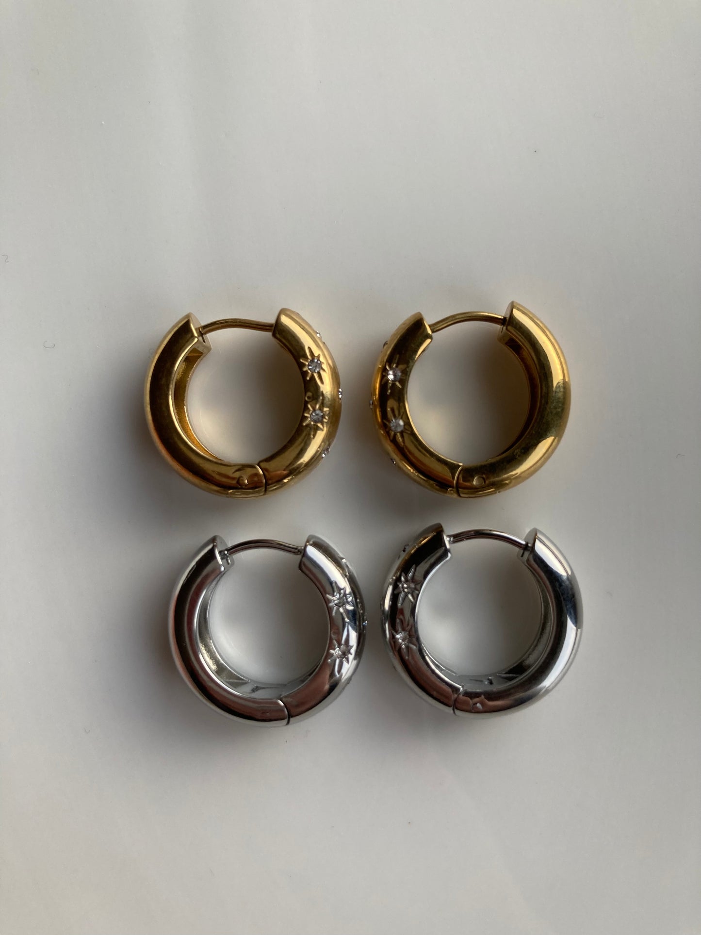 Scintille Bold Hoops