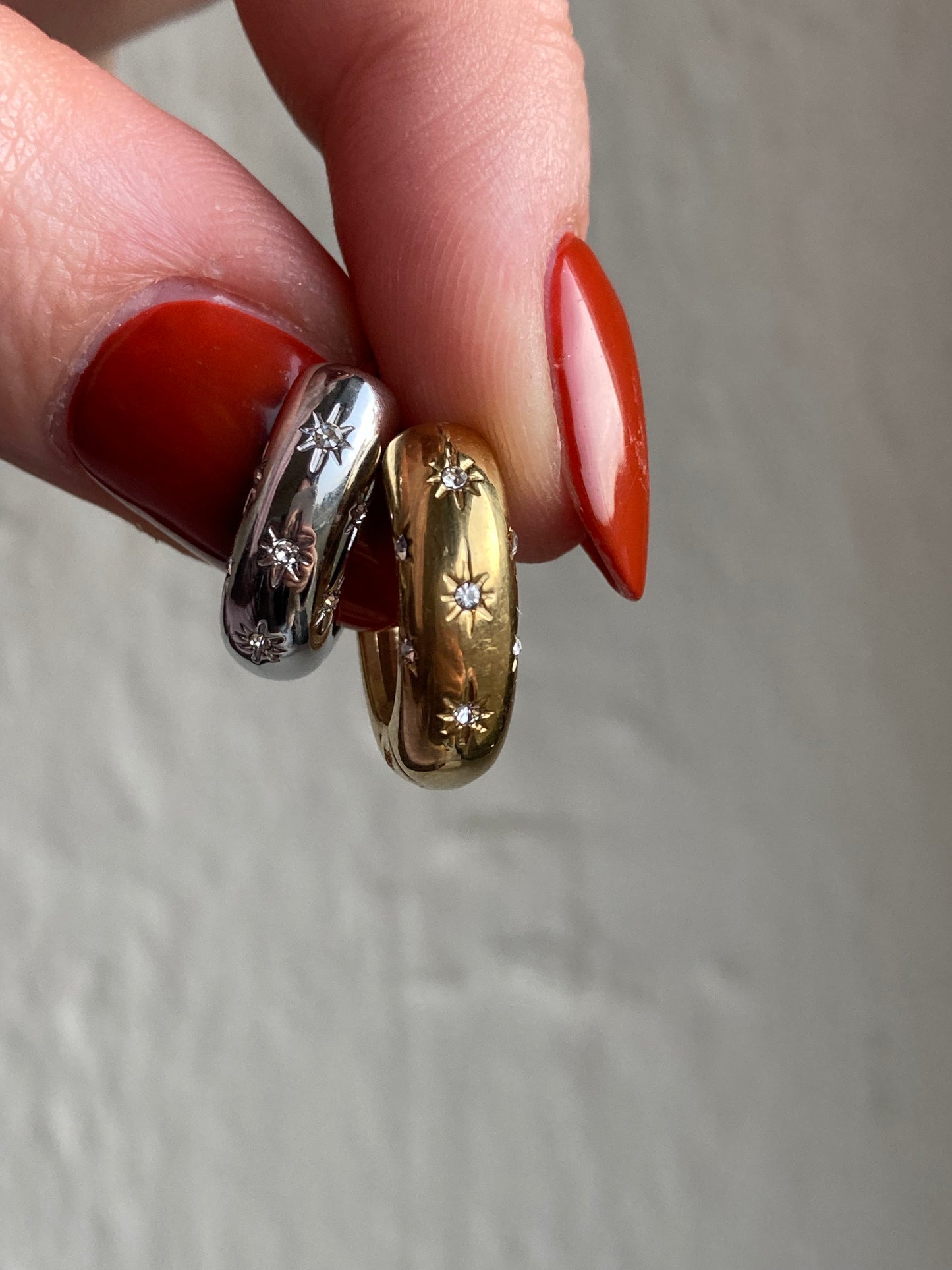 Scintille Bold Hoops